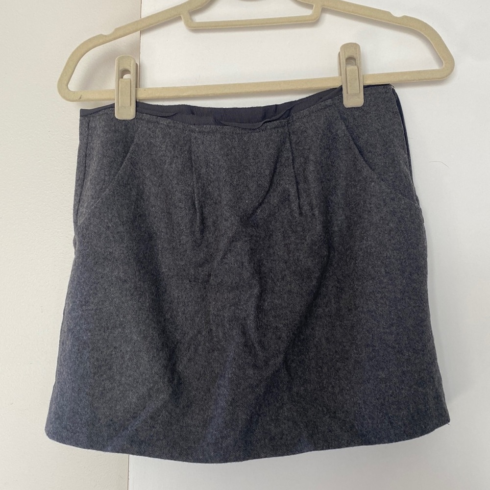 J. Crew wool mini skirt size 4